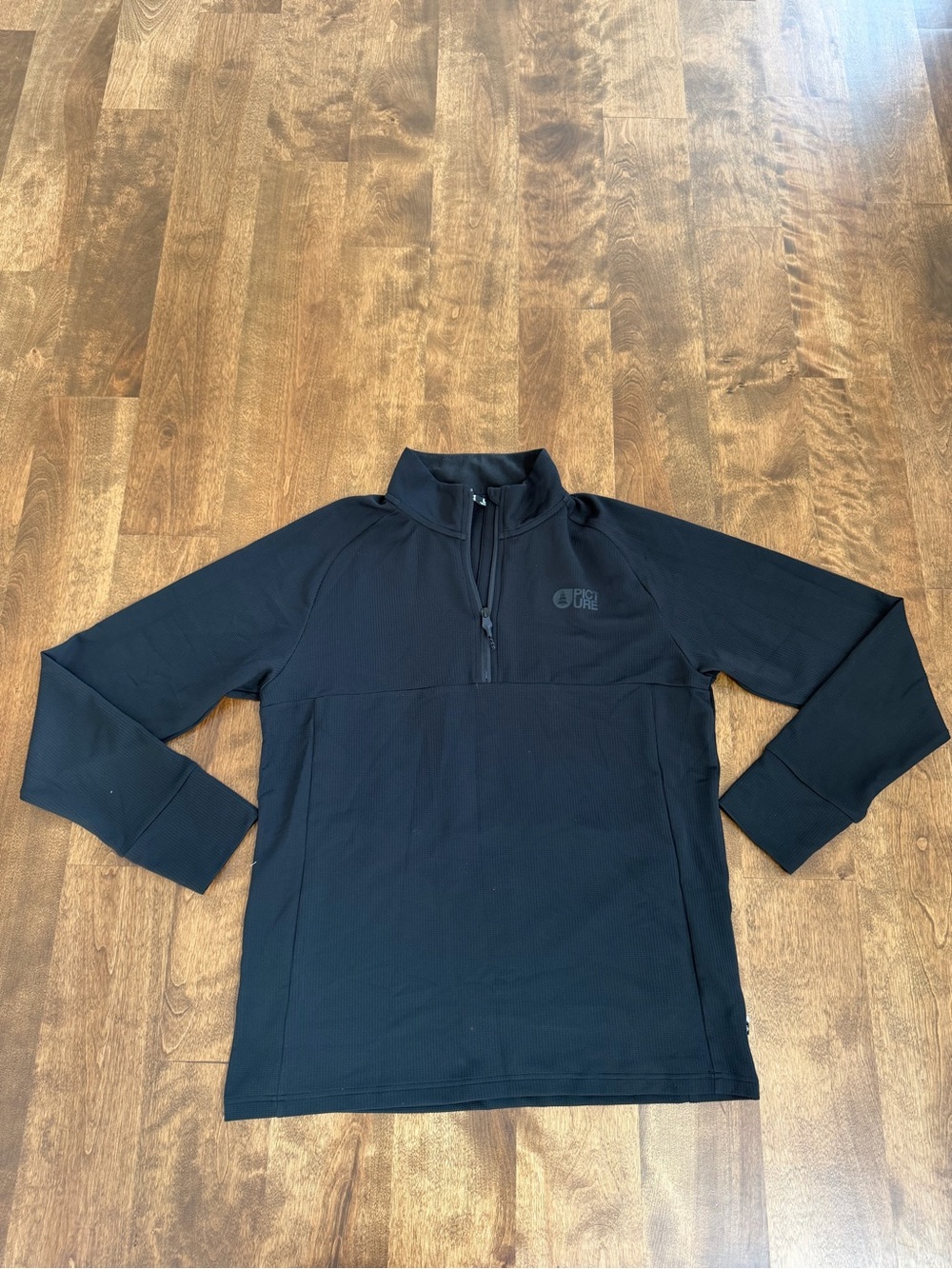 Picture Men's Black Half-Zip Lightweight Shirt Jacket